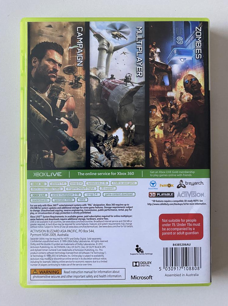 Craigslist $5 Xbox Games Xbox 360 Near Me Call Of Duty Black Ops