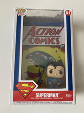 Load image into Gallery viewer, Superman 01 Funko Pop Comic Covers Vinyl
