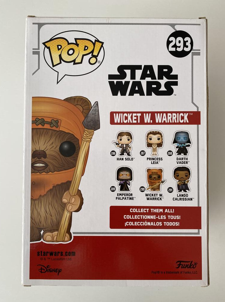 Wicket W Warrick 10 Inch 293 Star Wars Funko Pop Vinyl | GameFleets