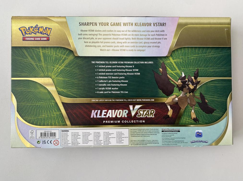 Pokemon TCG Origin Forme Kleavor VSTAR Premium Collection