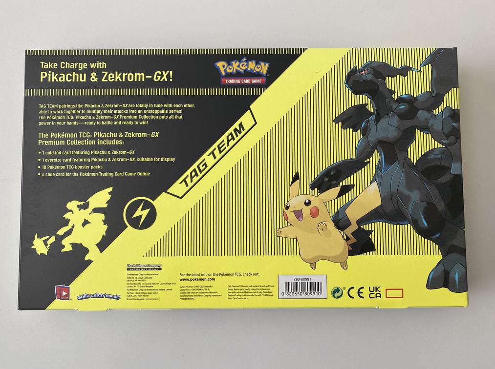 Pokemon TCG Tag Team Pikachu & Zekrom GX Premium Collection | GameFleets Pokemon TCG Tag Team Pikachu & Zekrom GX Premium Collection | GameFleets