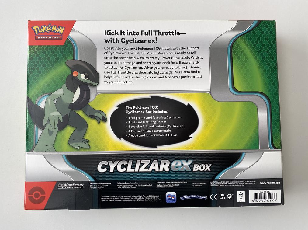 Pokemon TCG Cyclizar EX Box | GameFleets Pokemon TCG Cyclizar EX Box | GameFleets