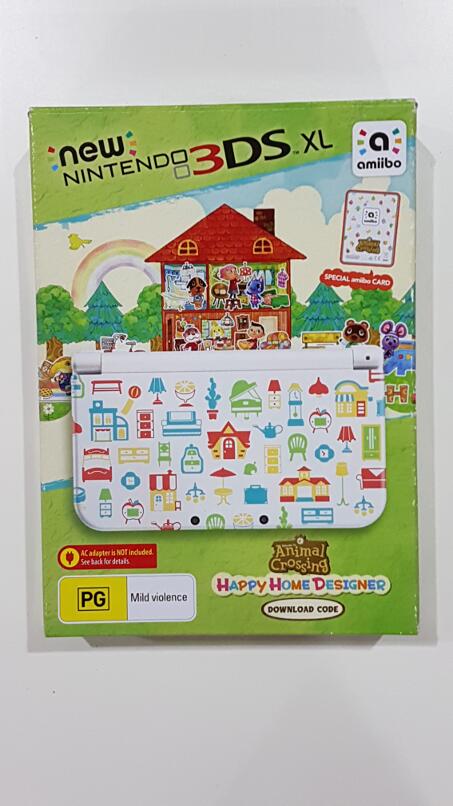 New nintendo 3ds xl animal crossing happy home designer sales edition