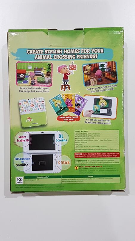 New Nintendo 3DS XL Animal Crossing Happy Home Designer Edition