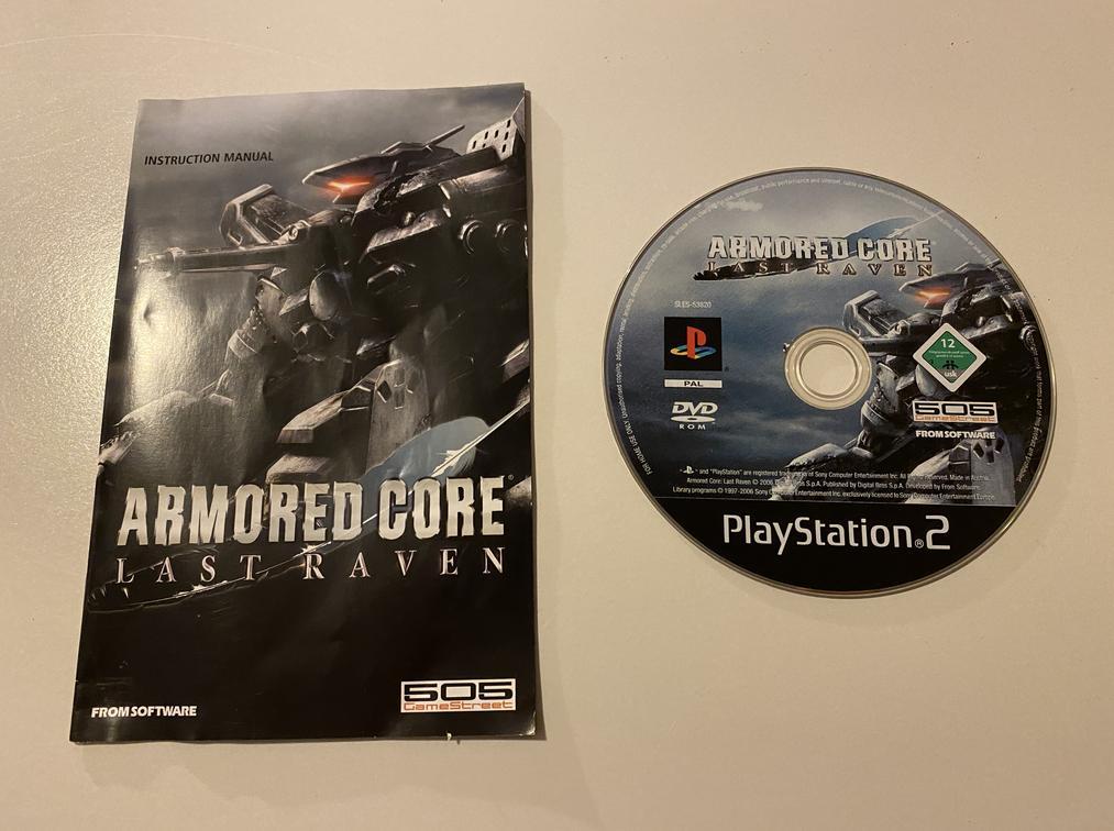 ARMORED CORE LAST RAVEN PS2 FROM SOFTWARE Sony PlayStation 2