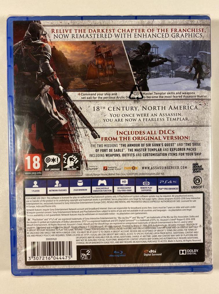 Assassin's Creed Rogue Remastered Microsoft Xbox One BRAND NEW SEALED!