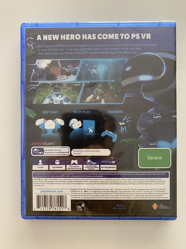 Ps4 vr astro bot rescue mission 2025