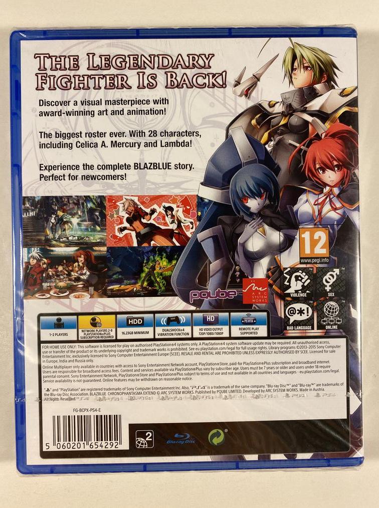 BlazBlue Chronophantasma Extend (Sony PlayStation 4) | GameFleets