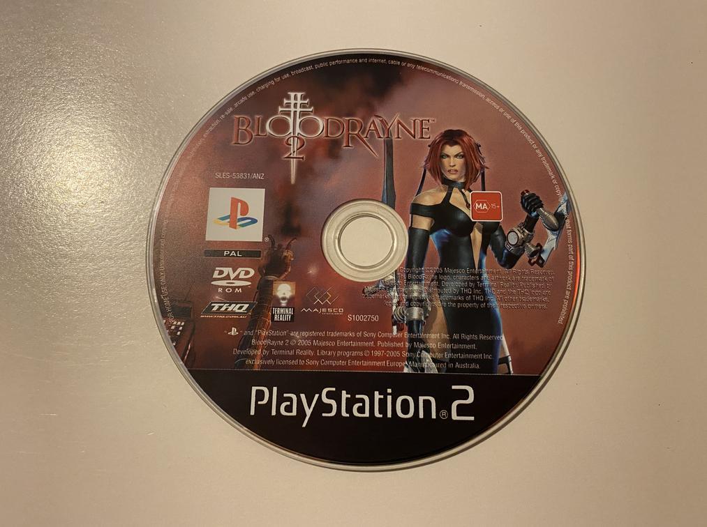 BloodRayne 2 Sur PS2 – Version Française – Bon état – Action / Aventure