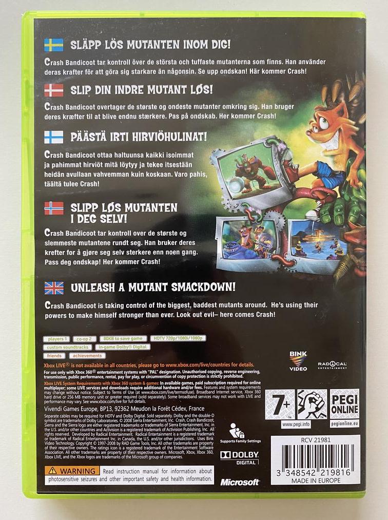 Crash Mind over Mutant (Microsoft Xbox 360) | GameFleets