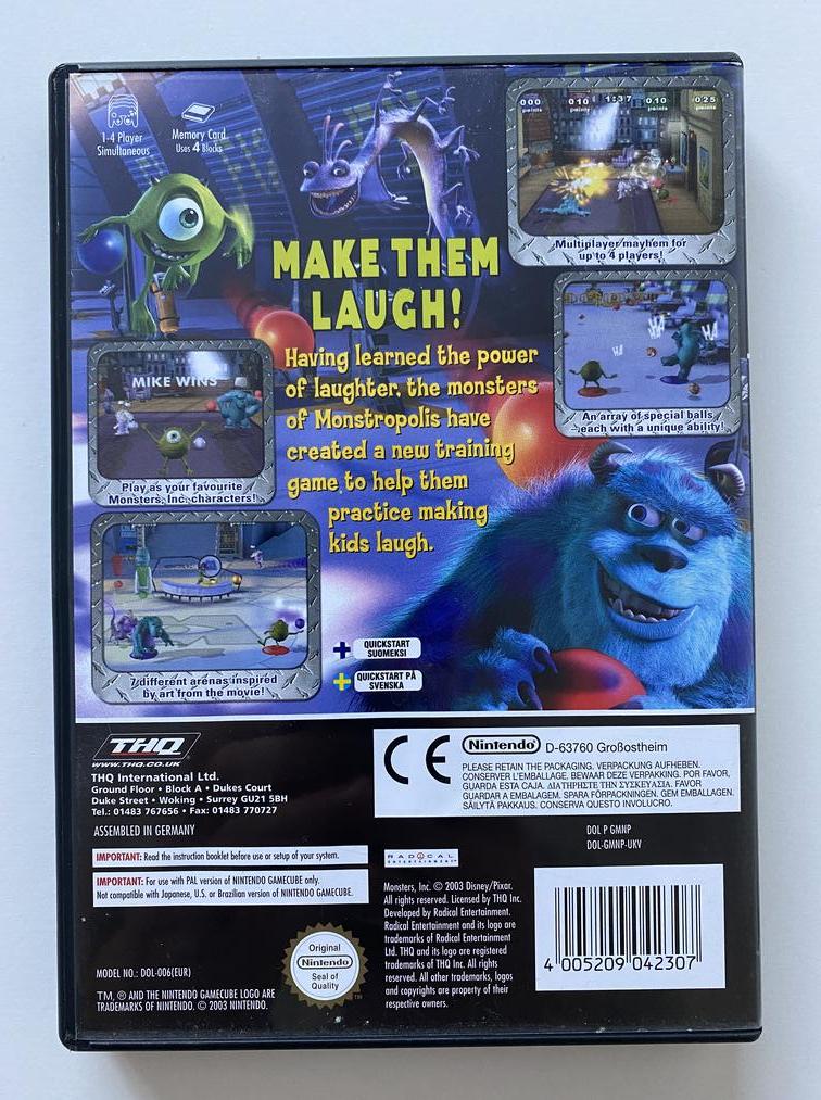 Disney Pixar Monsters, Scream Arena (Nintendo GameCube