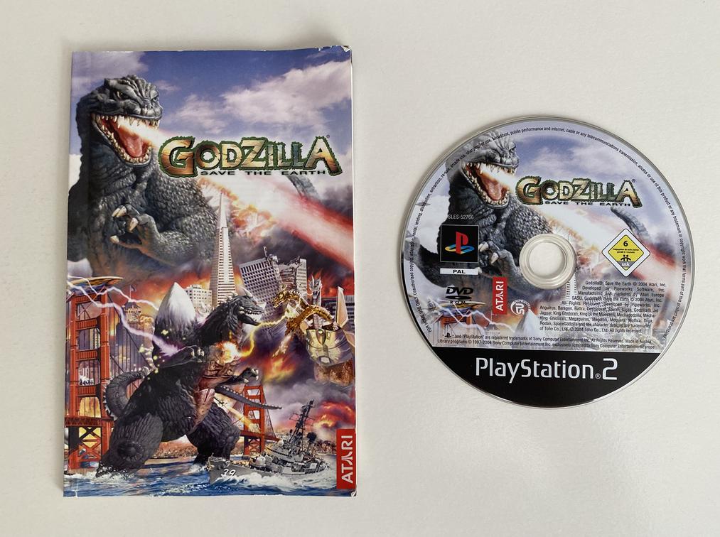 GODZILLA SAVE THE EARTH PLAYSTATION 2 PS2 PS 2