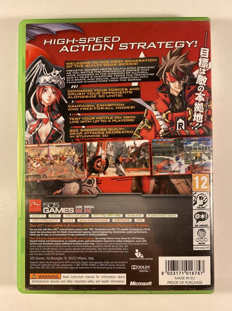 guilty gear xbox Guilty Gear 2 Overture (Microsoft Xbox 360)