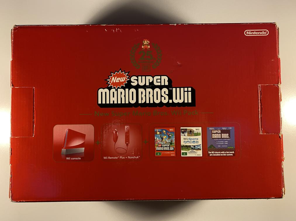 Nintendo Wii Console 25th Anniversary Super Mario Bros Edition