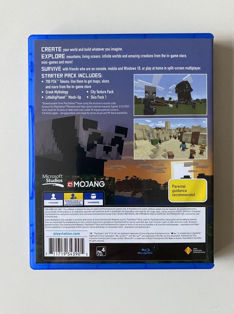 Minecraft (Sony PlayStation 4) GameFleets