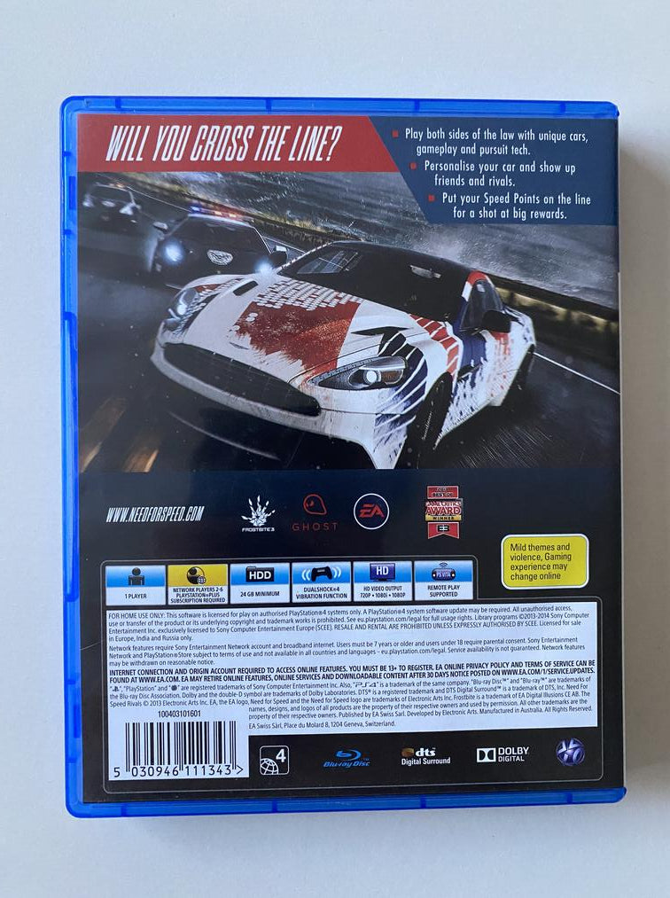 Need For Speed Rivals (Sony PlayStation 4)