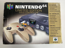 Load image into Gallery viewer, Nintendo 64 Console Bundle Gold Controller Limited Edition Boxed