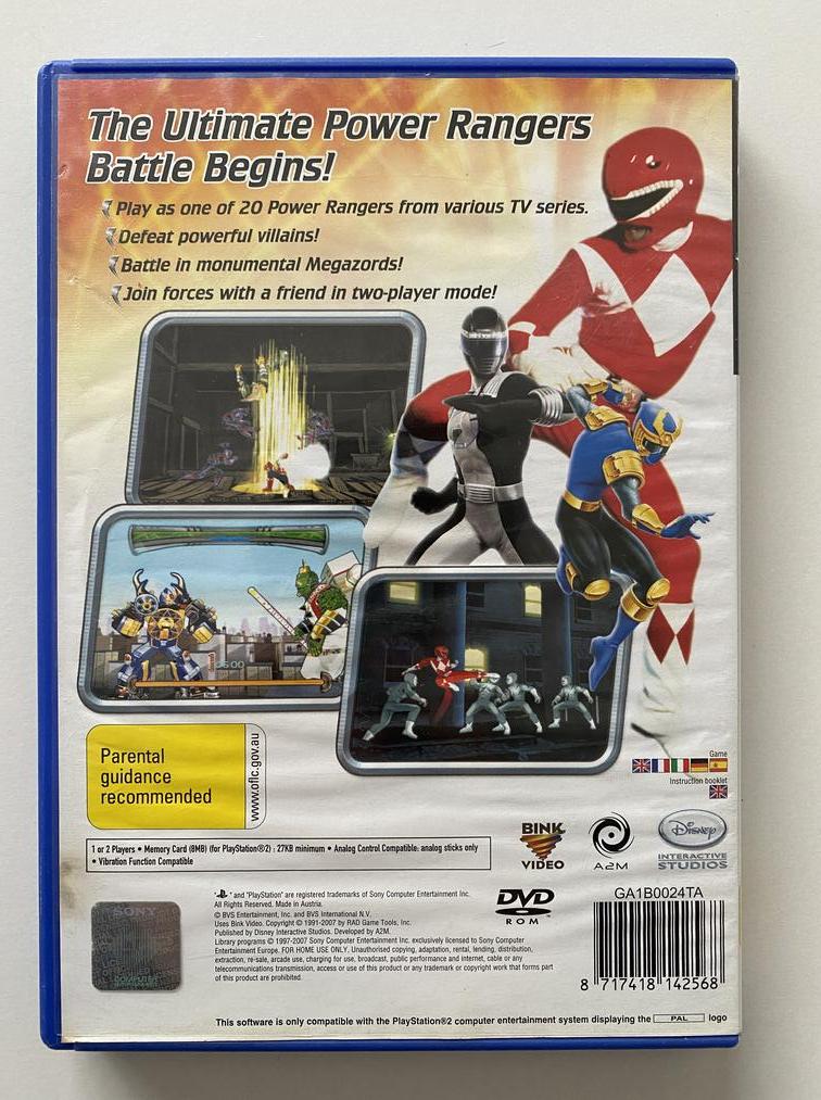 Power Rangers Super Legends (Sony PlayStation 2) | GameFleets