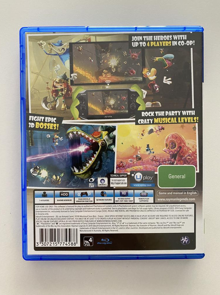 Rayman legends 4 2025 player ps4