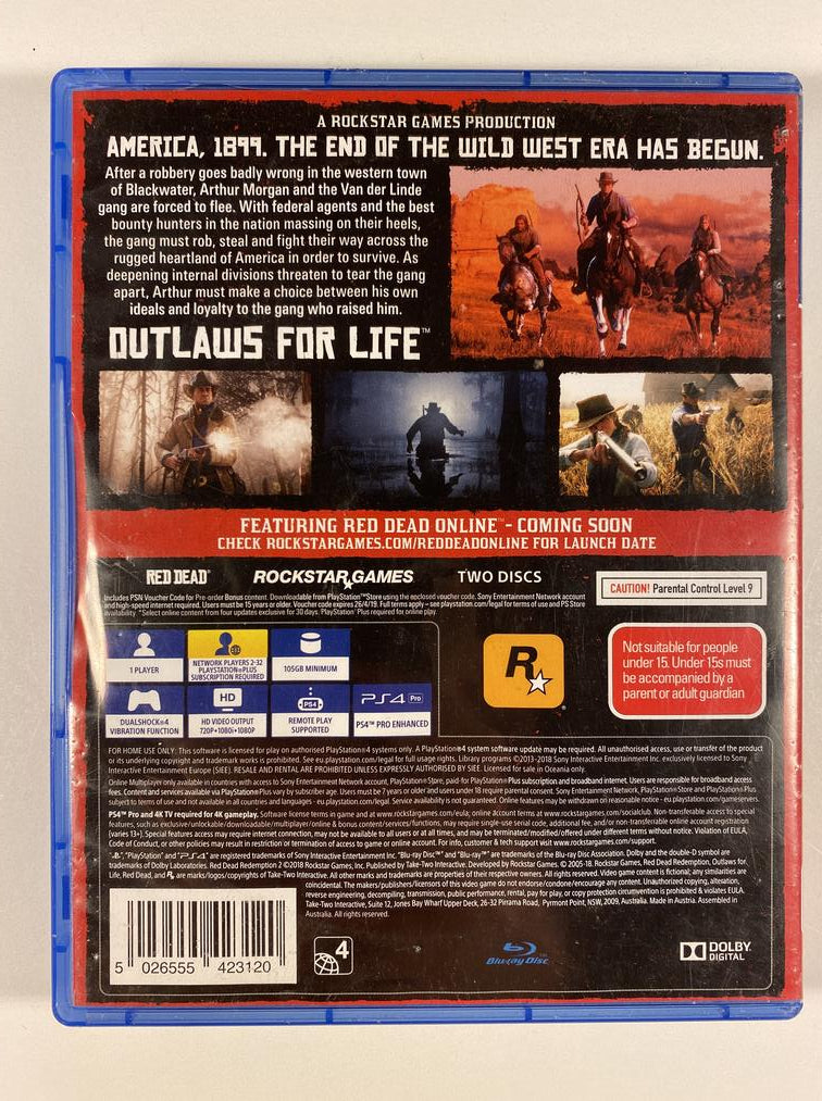 Red Dead Redemption 2 Online + Story(PS4 & PS5 Only)