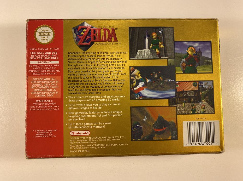 Legend of Zelda Ocarina of Time Collector's Edition (Nintendo 64 N64)  Complete