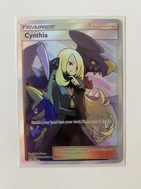 Cynthia SV82/SV94 Full Art Hidden Fates Shiny Vault