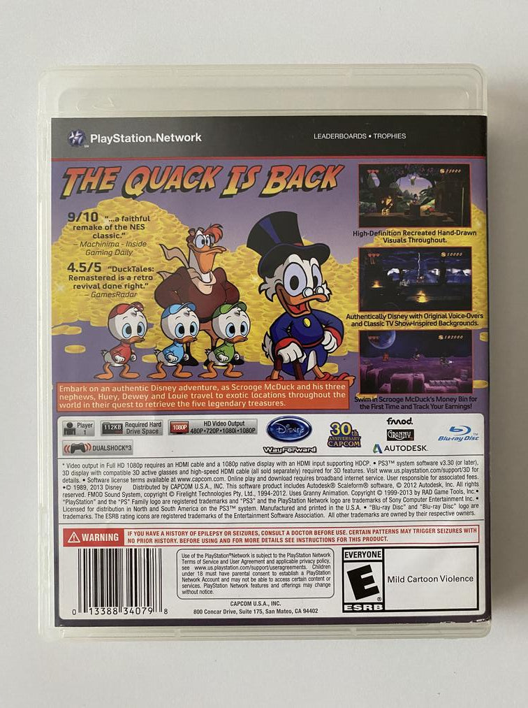 DuckTales - Remastered PS3 - PlayStation 3 : Capcom U S A Inc DuckTales - Remastered PS3 - PlayStation 3 : Capcom U S A Inc
