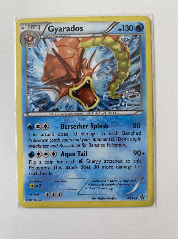 Gyarados XY109 Holo Black Star Promo Moderately Played