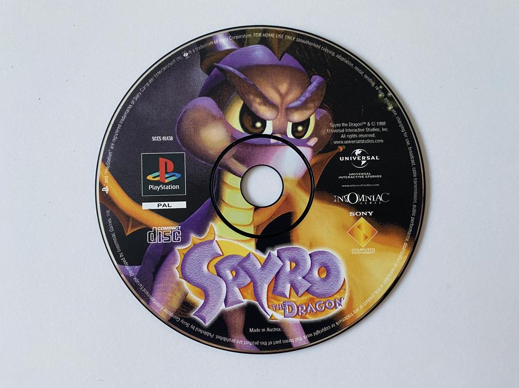 Spyro The Dragon Sur PS1 (PAL) - Jeu Complet, Bon état, La Classe !