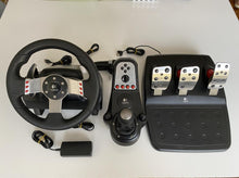 Load image into Gallery viewer, Logitech G27 Driving Force Steering Wheel, Pedals and Shifter PS2 PS3 PC