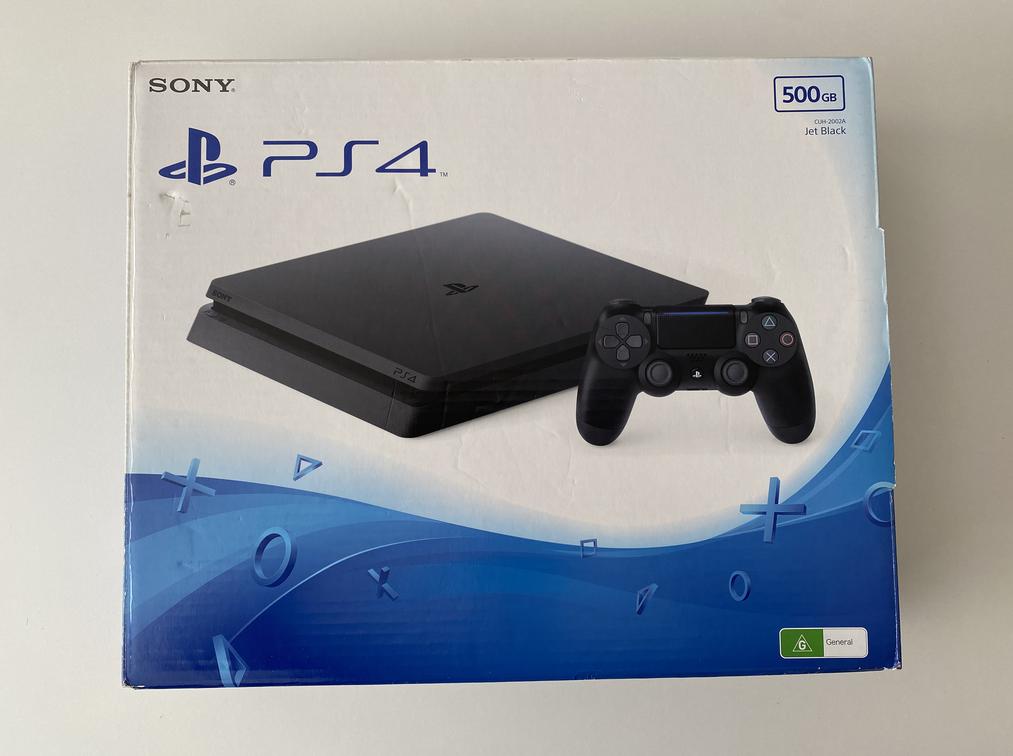 Sony PlayStation 4 PS4 500GB Slim Console Black CUH-2002A Boxed