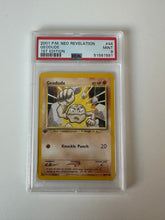 Load image into Gallery viewer, Geodude 44/64 Neo Revelation 1st Edition PSA 9