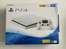 Load image into Gallery viewer, Sony PlayStation 4 PS4 500GB Slim Console White CUH-2202A