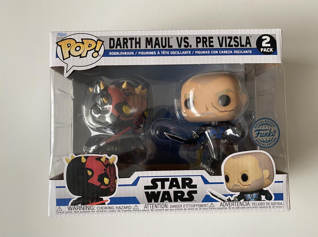 Darth Maul VS Pre Vizsla 2-Pack Star Wars Funko Pop Vinyl