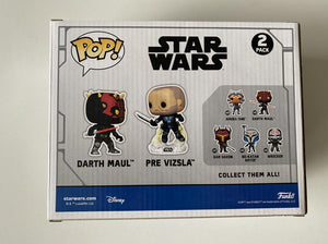 Darth Maul VS Pre Vizsla 2-Pack Star Wars Funko Pop Vinyl