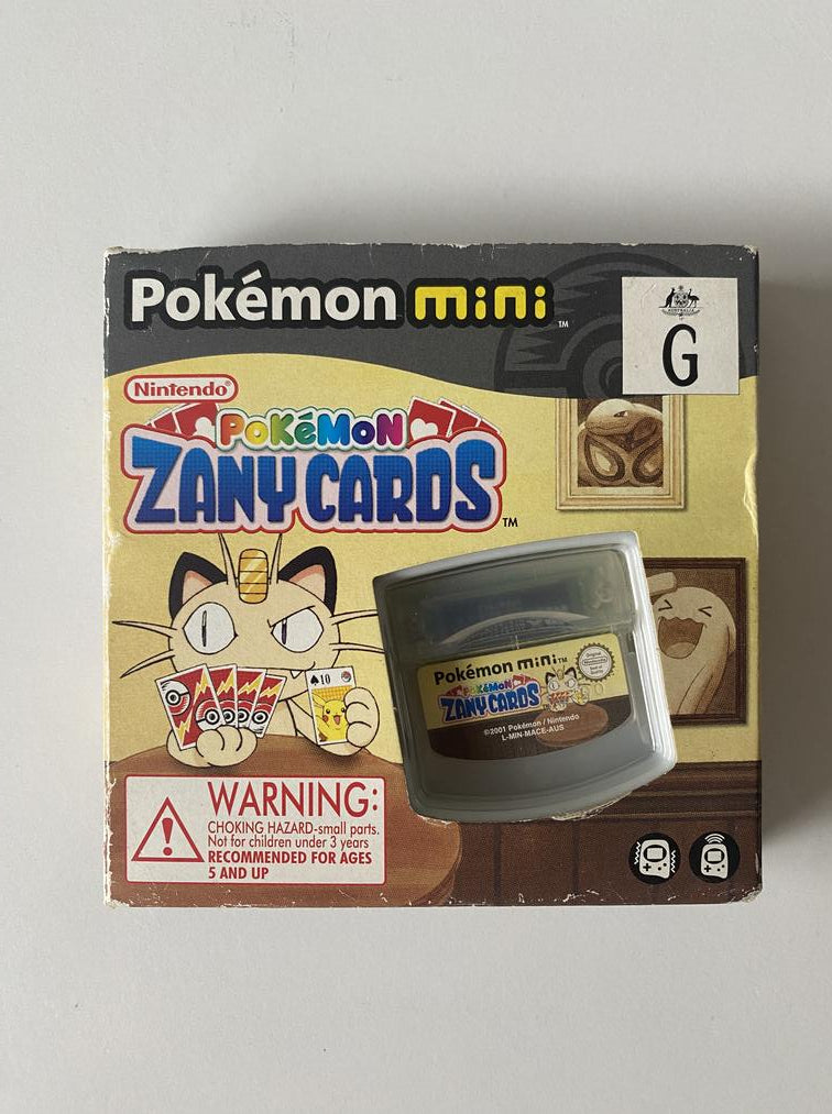 Pokemon Mini Console Zany Cards