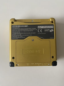 Nintendo GameBoy Advance GBA SP Zelda Gold Triforce Edition