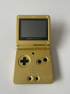Nintendo GameBoy Advance GBA SP Zelda Gold Triforce Edition