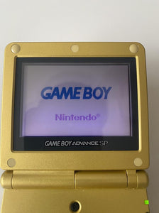 Nintendo GameBoy Advance GBA SP Zelda Gold Triforce Edition