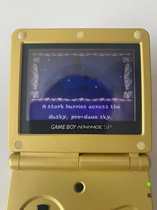 Nintendo GameBoy Advance GBA SP Zelda Gold Triforce Edition