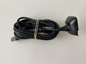 Microsoft Xbox 360 Controller Charger Cable Black