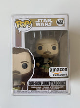 Load image into Gallery viewer, Qui-Gon Jinn Tatooine 422 Amazon Exclusive Star Wars Funko Pop Vinyl