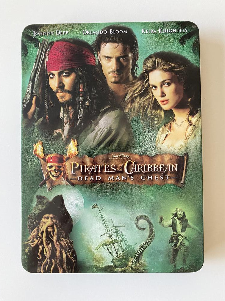 Pirates of the Caribbean Dead Man's Chest Steelbook Region 4 DVD