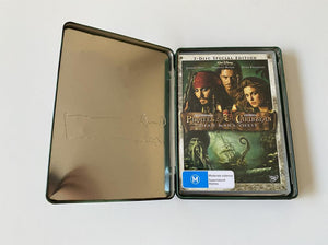 Pirates of the Caribbean Dead Man's Chest Steelbook Region 4 DVD