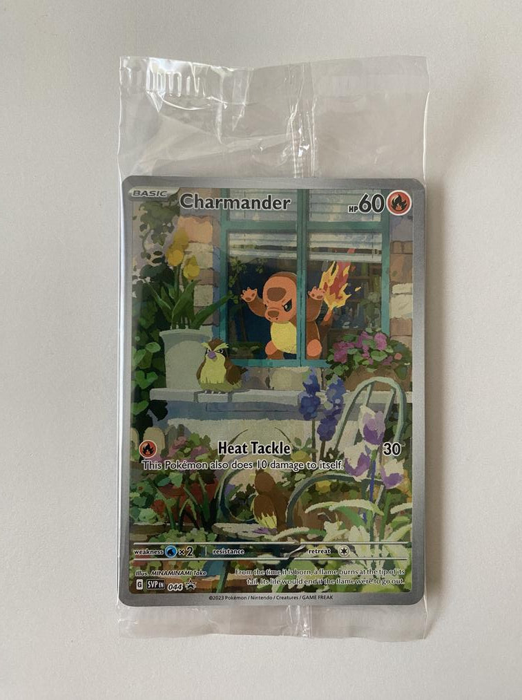 Charmander SVP044 Illustration Rare Promo Obsidian Flames