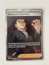 Load image into Gallery viewer, Giovanni's Charisma 197/165 Holo Ultra Rare Pokemon 151