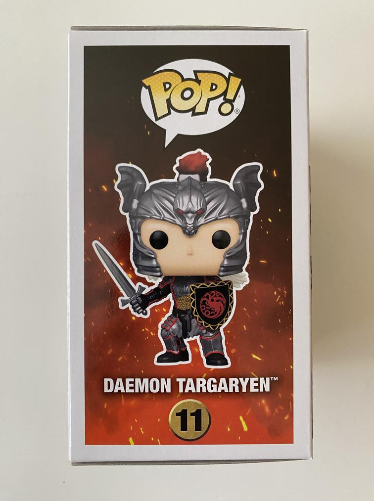Funko pop daemon targaryen with dragon egg house of the dragon game of thrones exclusive