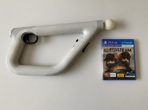 Sony PlayStation 4 PS4 PS VR Aim Controller and Bravo Team Bundle Boxed