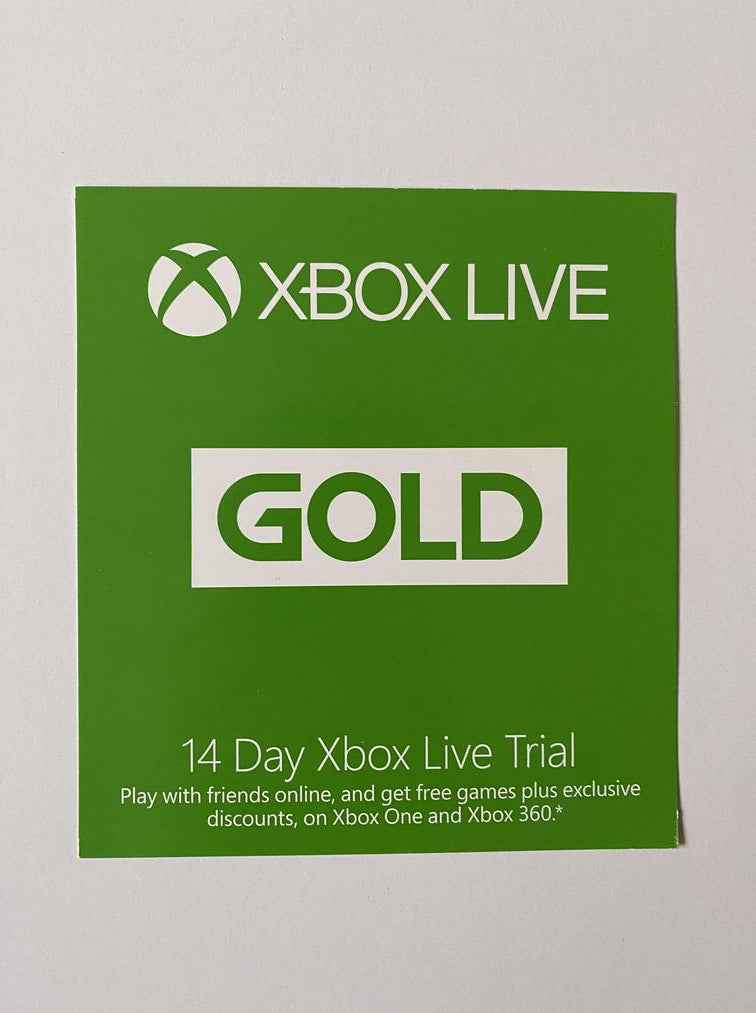 Xbox Live Gold 14 Day Xbox Live Trial Digital Code