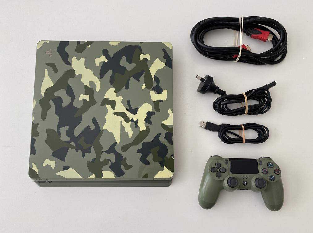 Sony PlayStation 4 Slim Call of Duty: WWII Limited Edition 1TB Green  Camouflage Console for sale online